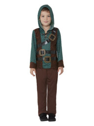 Show details for Deluxe Forest Archer Costume Age 4-6,W21.5-22.5",C23-25",H46-51" Picture of Deluxe Forest Archer Costume Age 4-6,W21.5-22.5",C23-25",H46-51"