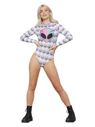 Show details for Fever Space Bodysuit, White Bust32.5-33.5",Waist24.5-25.5",Hip35-36",Leg32.25  Picture of Fever Space Bodysuit, White Bust32.5-33.5",Waist24.5-25.5",Hip35-36",Leg32.25