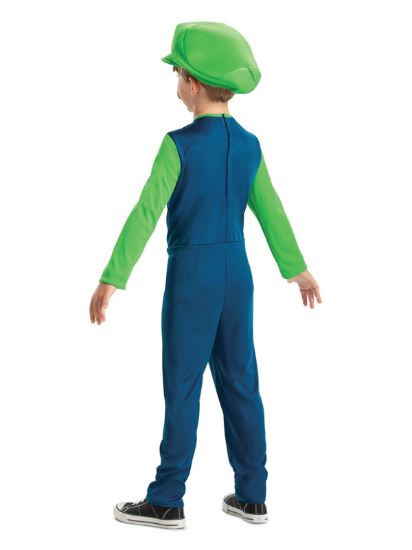 Picture of Nintendo Super Mario Brothers Luigi Costume Disguise Age 7-8