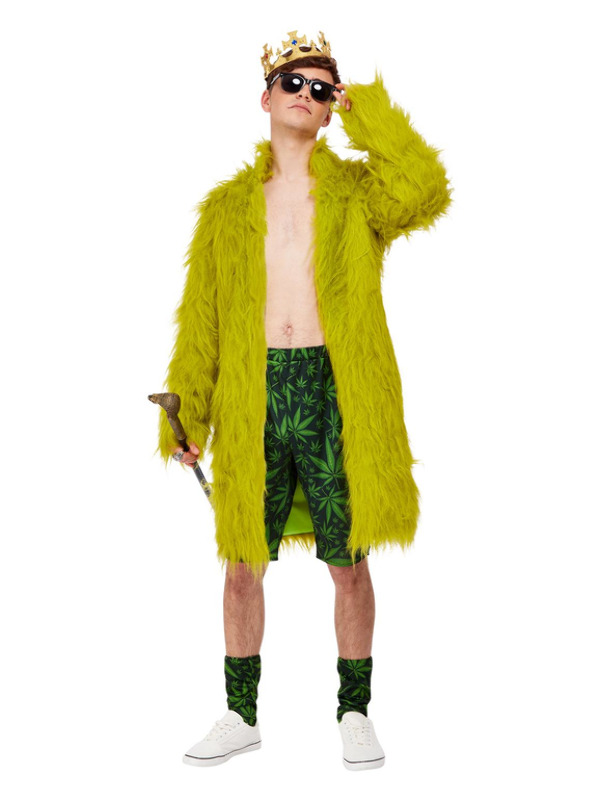 Picture of Cannabis King Costume, Green Chest46-48",Waist40-42",Leg33.25"