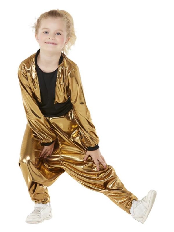 Picture of 80s Hammertime Costume Age 7-9,W23.5-24.5",C27-28.5",H52-57"