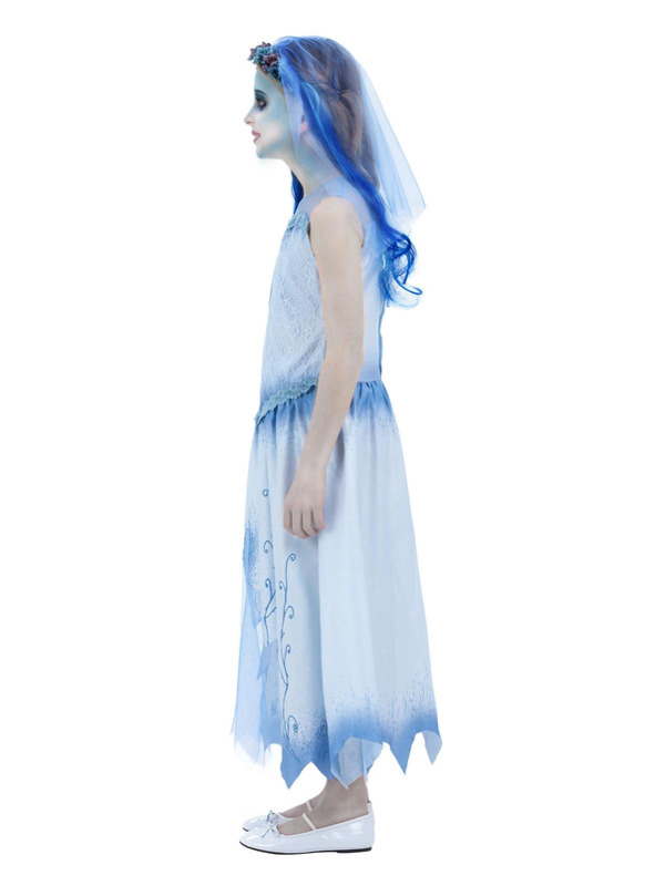 Picture of Corpse Bride, Emily Costume Age 4-6,W21.5-22.5",C23-25",H46-51"