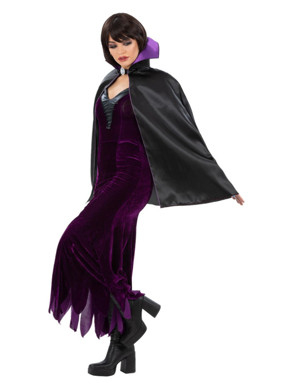 Picture of Dark Queen Cape with Collar, Adult 