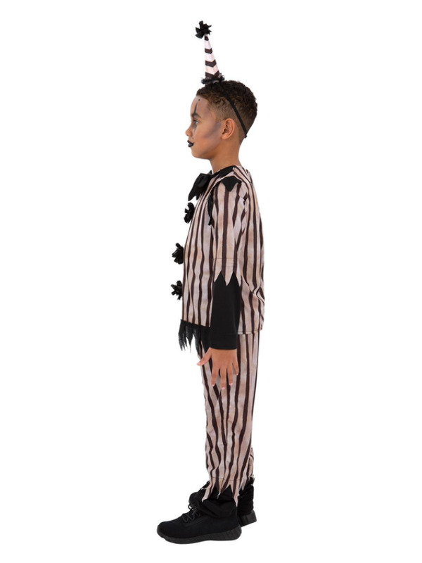 Picture of Dark Vintage Clown Costume, Boys Age 10-12Y,W25.5-26.5",C30-31.5",H58-63"