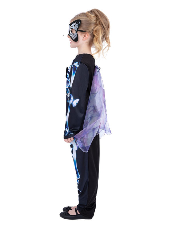 Picture of Butterfly Skeleton Costume Age 10-12Y,W25.5-26.5",C30-31.5",H58-63"