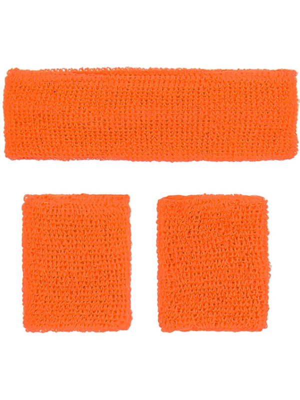 Picture of 80s Neon Sweatbands, Orange 