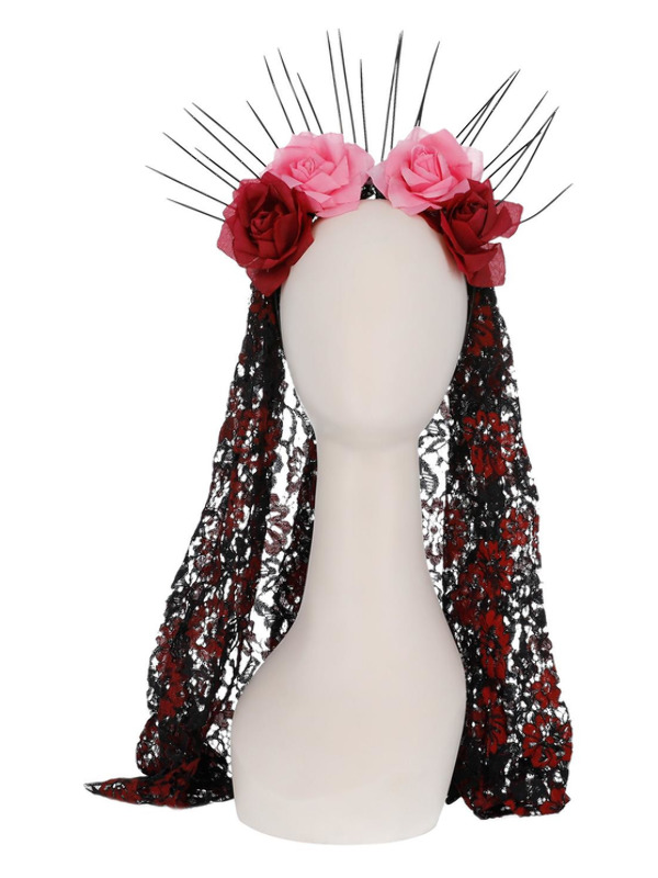 Picture of Deluxe Sunburst Day of the Dead Headband 