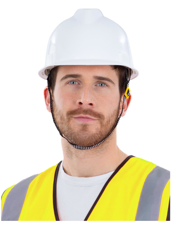 Picture of White Builders Helmet, Adjustable 