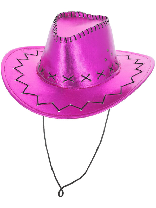 Picture of Metallic Pink Cowboy Hat 