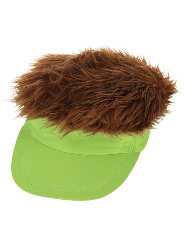 Picture of 80s Neon Green Visor Hat 