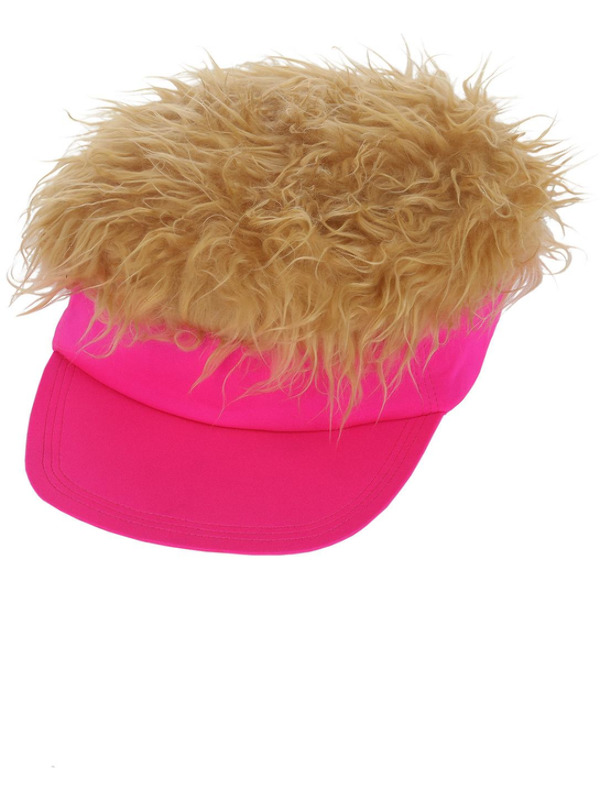 Picture of 80s Neon Pink Visor Hat 