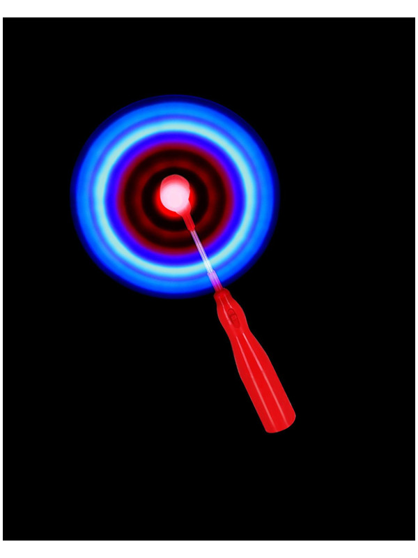 Picture of 13" LED Light Up Windmill Wand, Red 