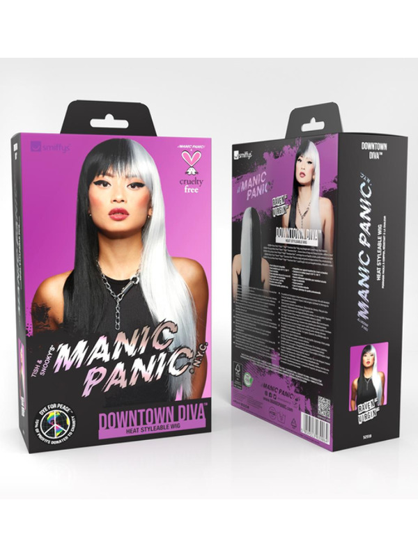 Picture of Manic Panic® Raven™ Virgin™ Downtown Diva™ Wig 