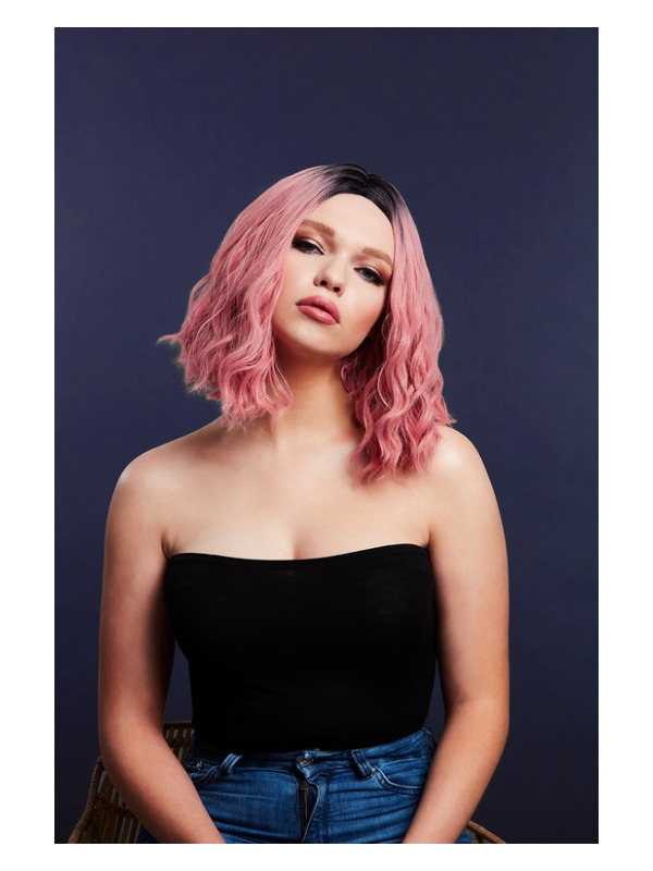 Picture of Fever Cara Wig, Two Toned Blend, Ash Pink 