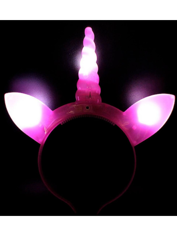 Picture of LED Light Up Unicorn Head Boppers, Assorted 