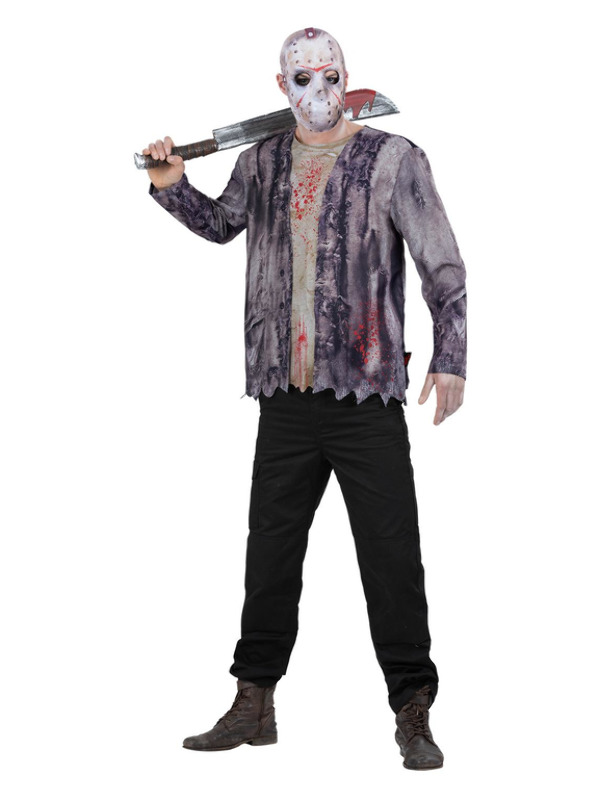 Picture of Friday the 13th, Jason Voorhees Costume Chest34"-36",Waist 28"-30",Leg 31"