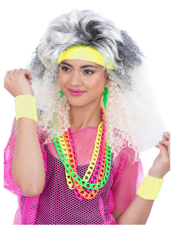 Picture of 80s Neon Sweatbands, Yellow