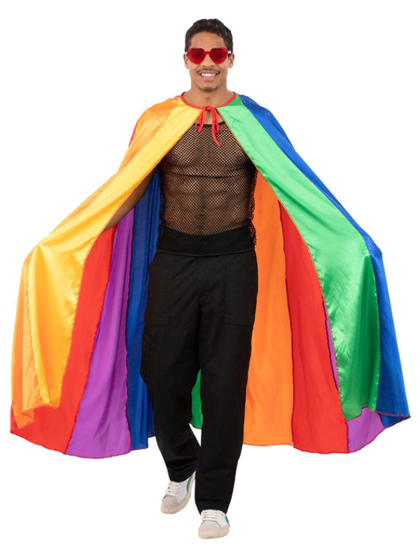 Picture of Rainbow Satin Cape