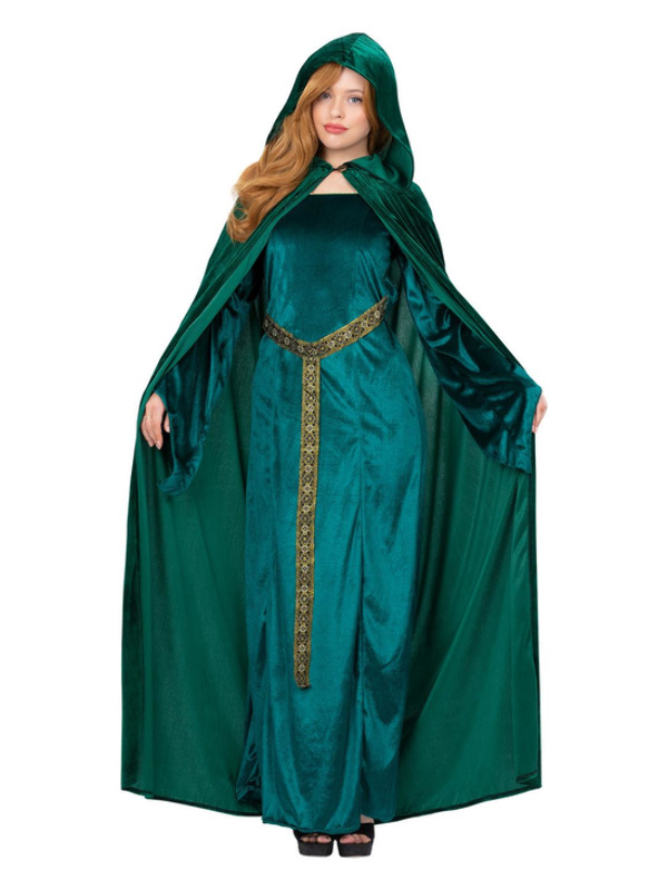Picture of Deluxe Cloak, Emerald Green, Adults