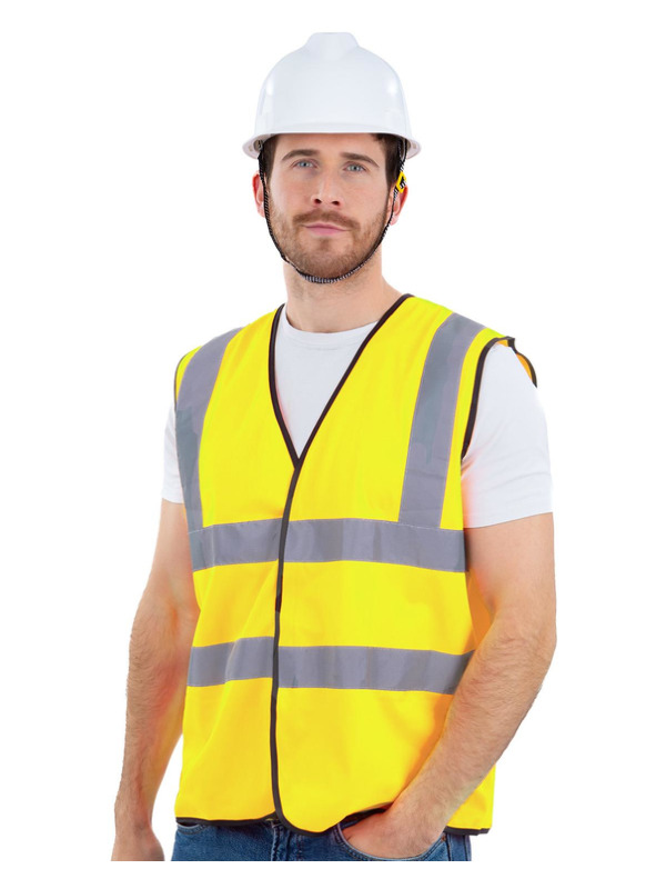 Picture of Yellow High-Vis Vest Up to Chest 40",Waist 34",Leg 32.75"