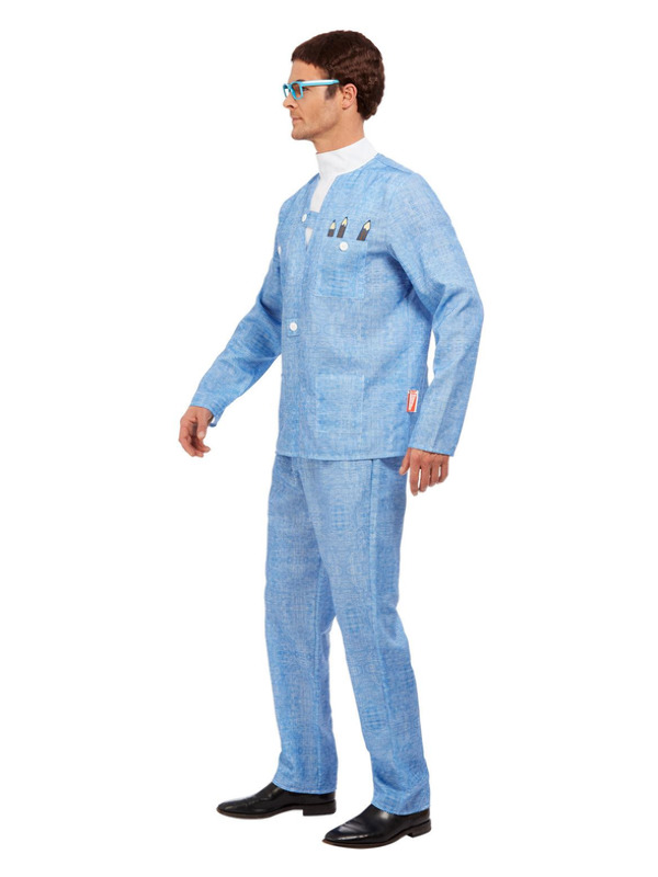 Picture of Thunderbirds Brains Costume, Blue  Chest 42"-44",Waist 36"-38",Leg 33"