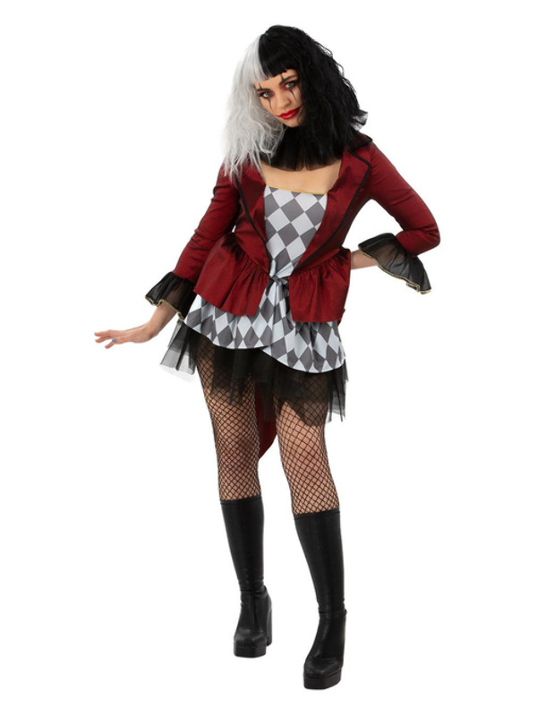 Picture of Evil Jester Costume Bust40-42",Waist 32-34",Hip 42.5-44.5",Leg 33"