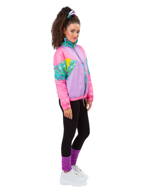 Picture of Ladies 80s Pastel Windbreaker Jacket Bust40-42",Waist 32-34",Hip 42.5-44.5",Leg 33"