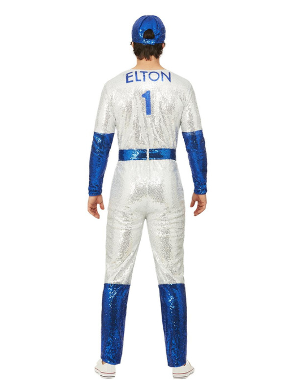 Picture of Elton John Deluxe Sequin Baseball Costume Chest34"-36",Waist 28"-30",Leg 31"