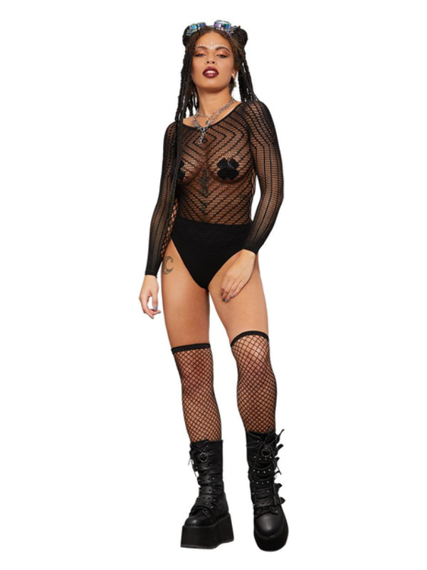 Picture of Chevron Long Sleeve Bodysuit 