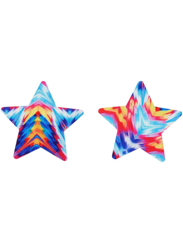 Picture of Fever Tie Dye Star Nipple Pasties 