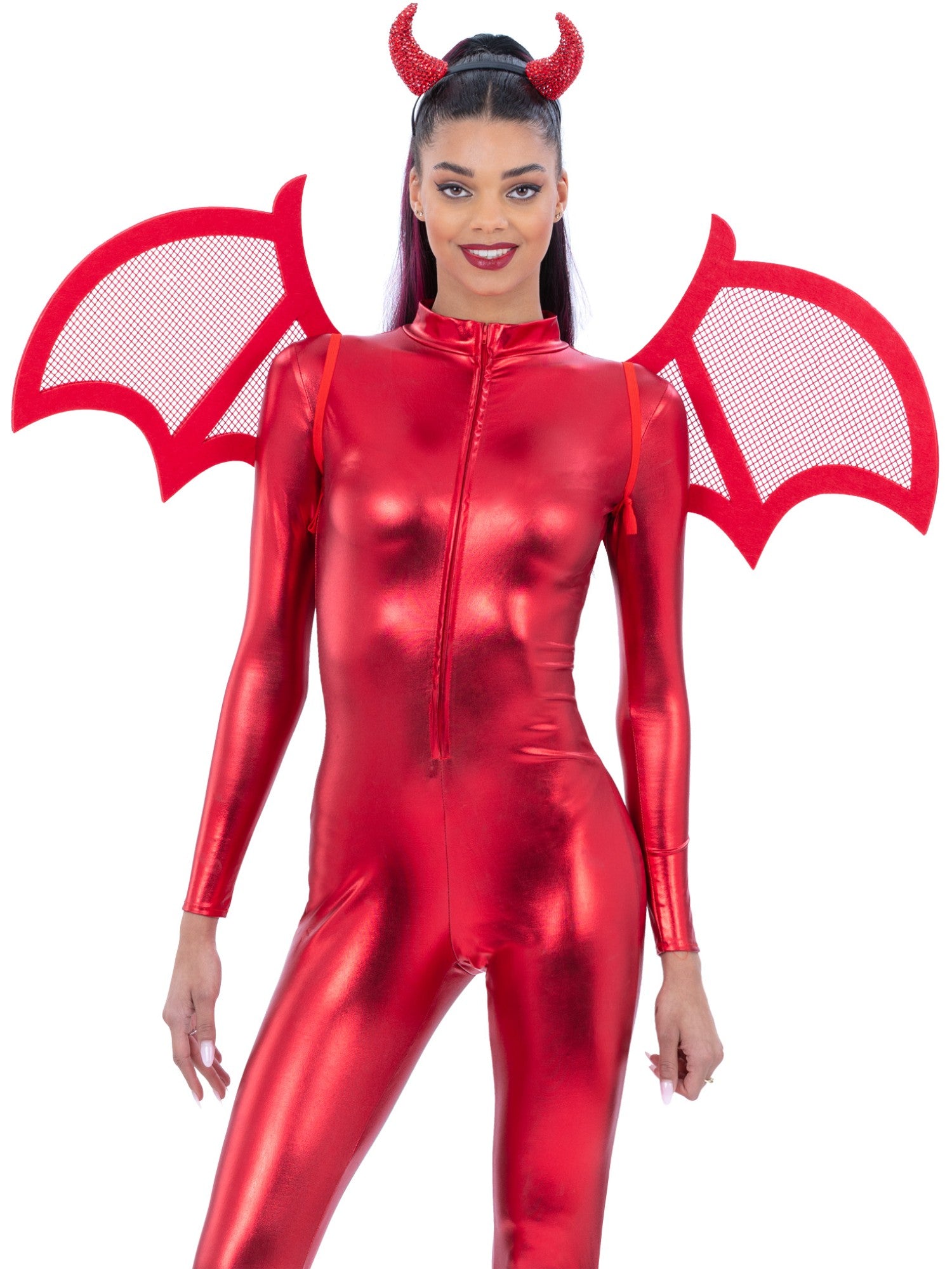 Picture of Red Mesh Devil Wings