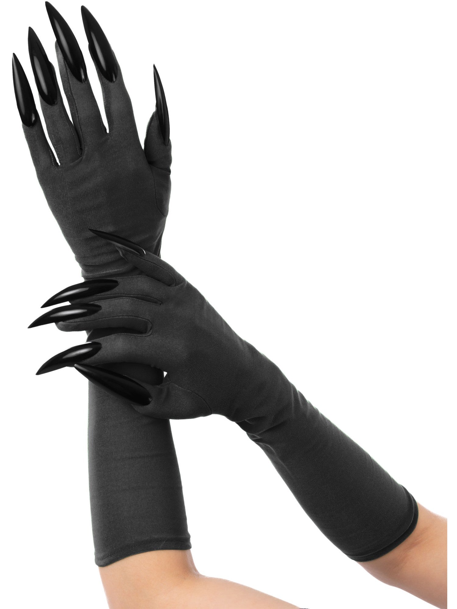 Picture of Black Cat Gloves with Black Claws