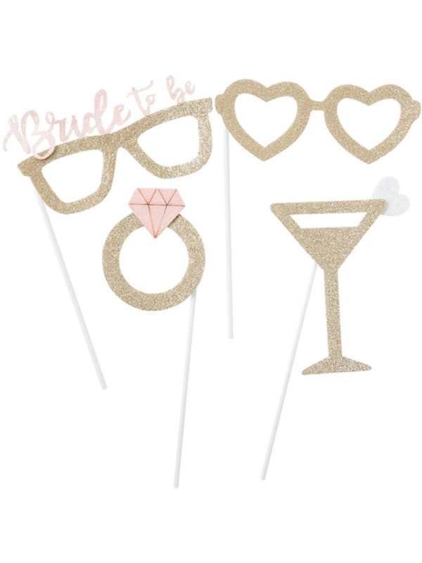 Picture of Hen Party Photobooth Kit, Gold 