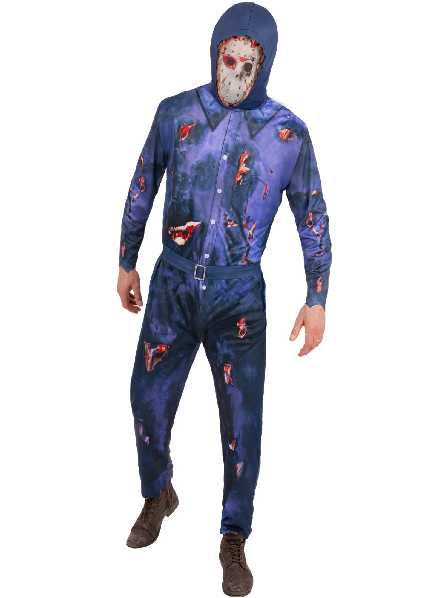 Picture of Friday The 13th Jason Voorhees Boiler Suit Costume Chest 42"-44",Waist 36"-38",Leg 33"