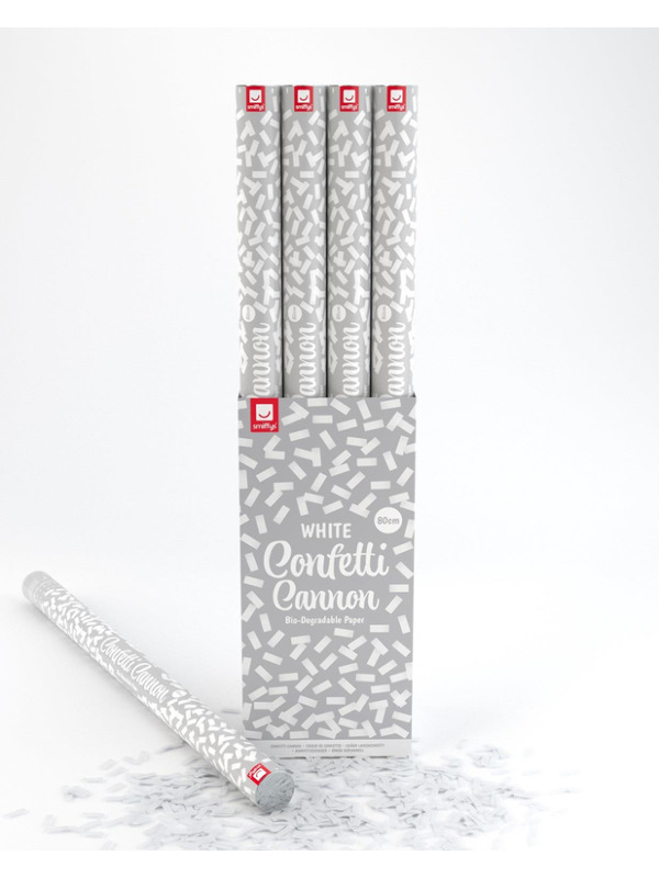 Picture of 80cm Confetti Cannon, White, DB of 12 
