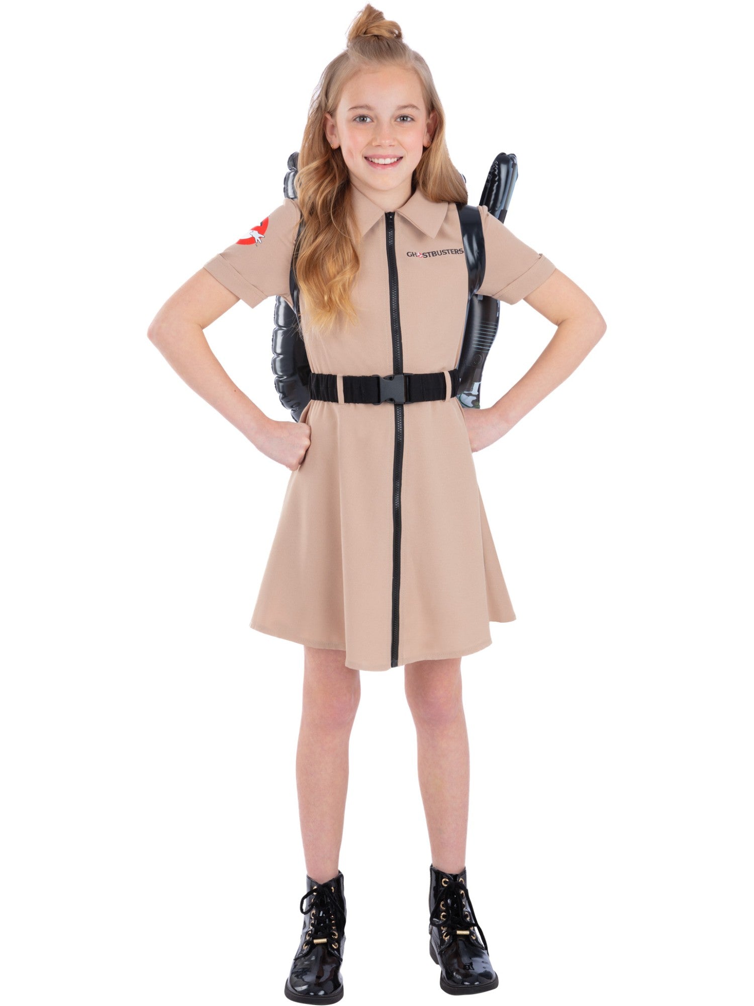 Picture of Ghostbusters Girls Costume Age 7-9,W23.5-24.5",C27-28.5",H52-57"