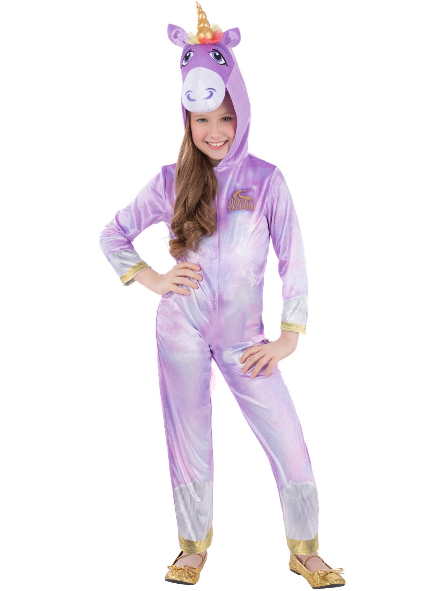 Picture of Unicorn Academy Wildstar Unicorn Costume Age 7-9,W23.5-24.5",C27-28.5",H52-57"