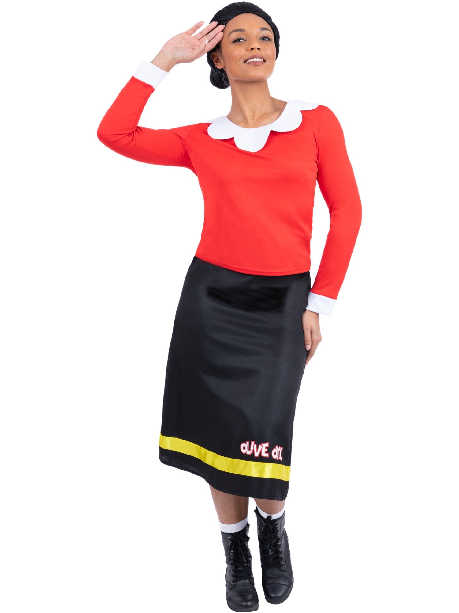 Picture of Popeye Olive Oyl Costume, Adult Bust40-42",Waist 32-34",Hip 42.5-44.5",Leg 33"