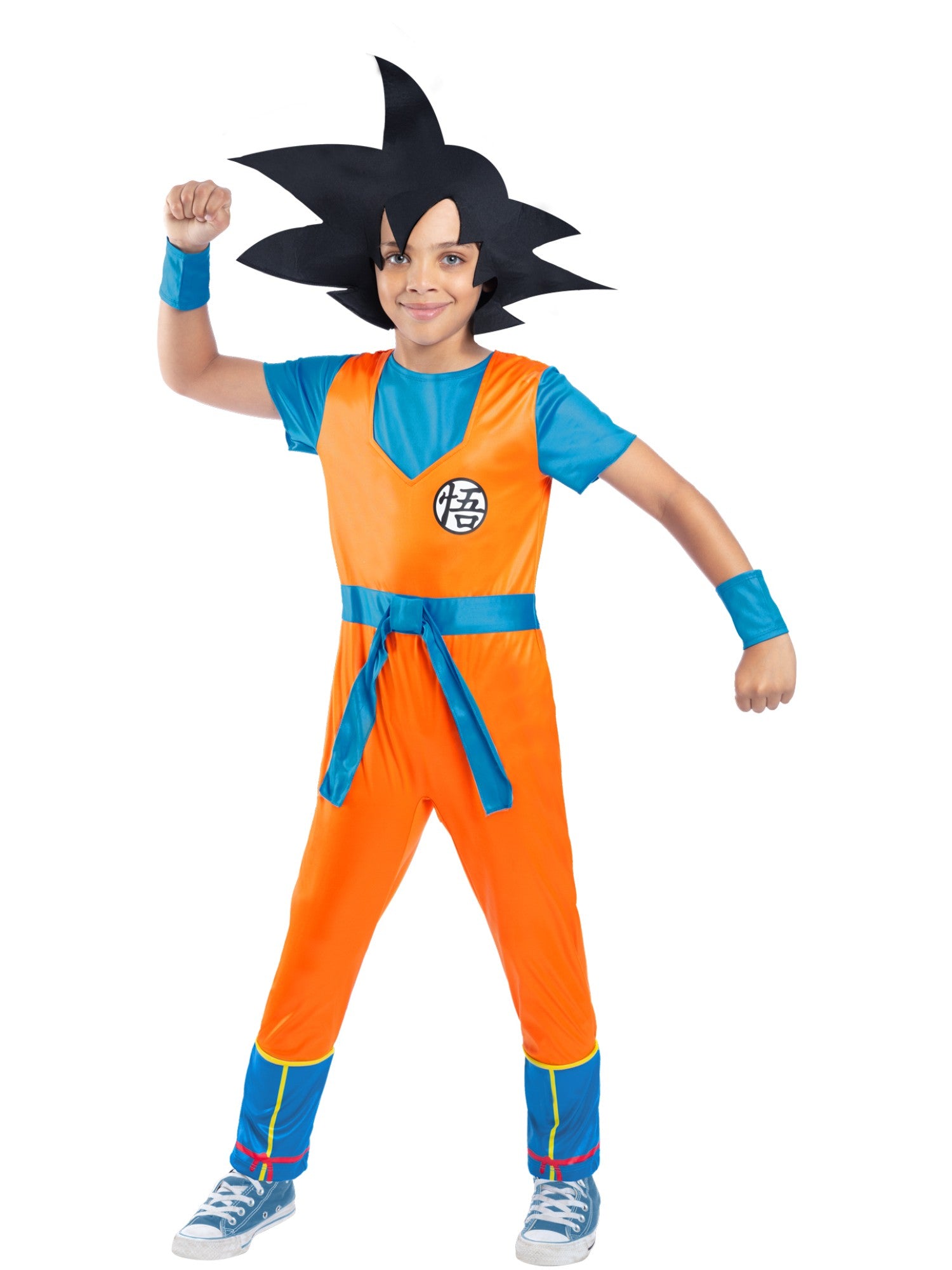 Picture of Dragonball Z Goku Costume Age 7-9,W23.5-24.5",C27-28.5",H52-57"