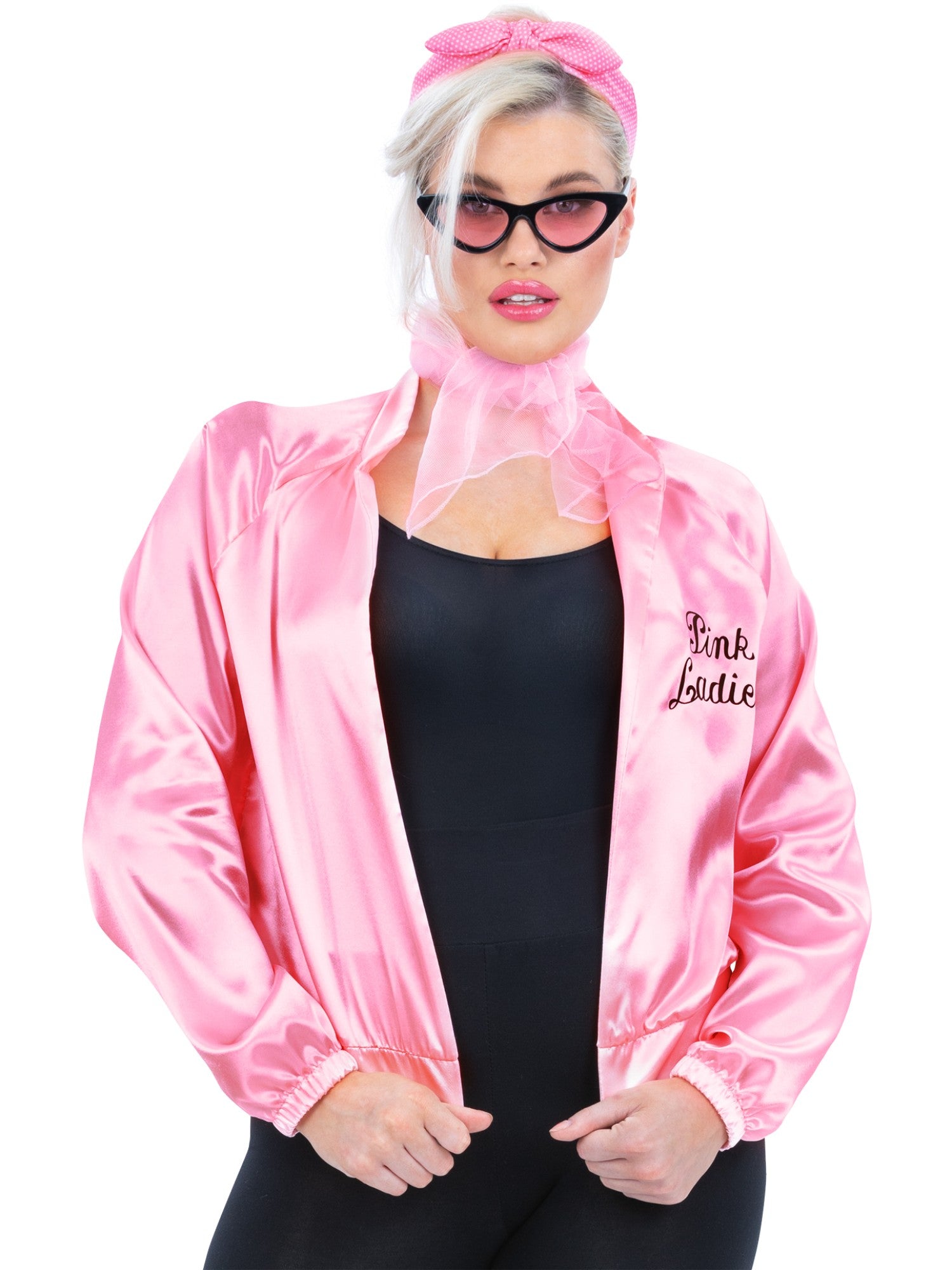 Picture of Grease Pink Ladies Jacket with Accessories Bust40-42",Waist 32-34",Hip 42.5-44.5",Leg 33"