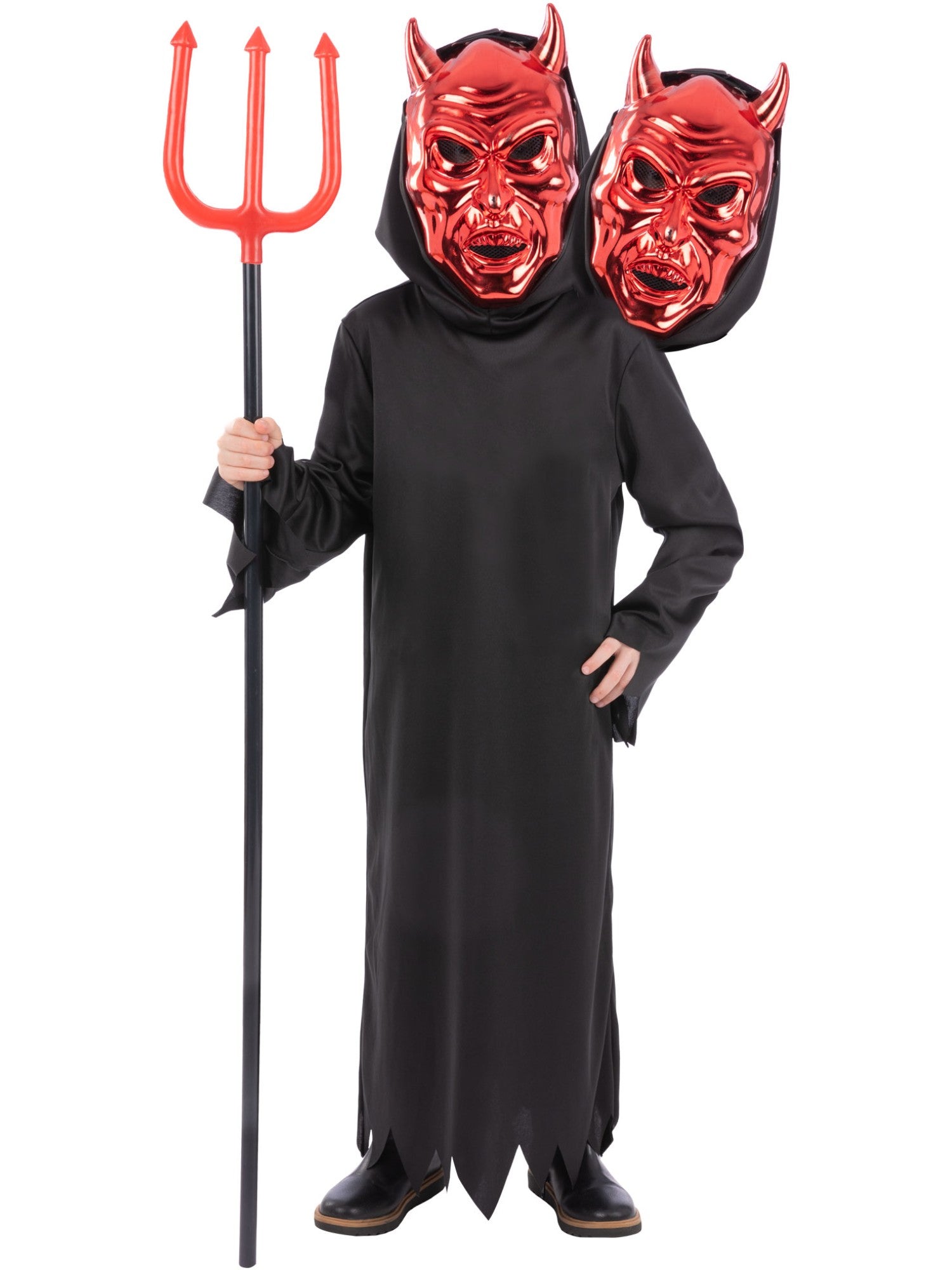 Picture of 2 Headed Demon Reaper Costume Age 10-12Y,W25.5-26.5",C30-31.5",H58-63"