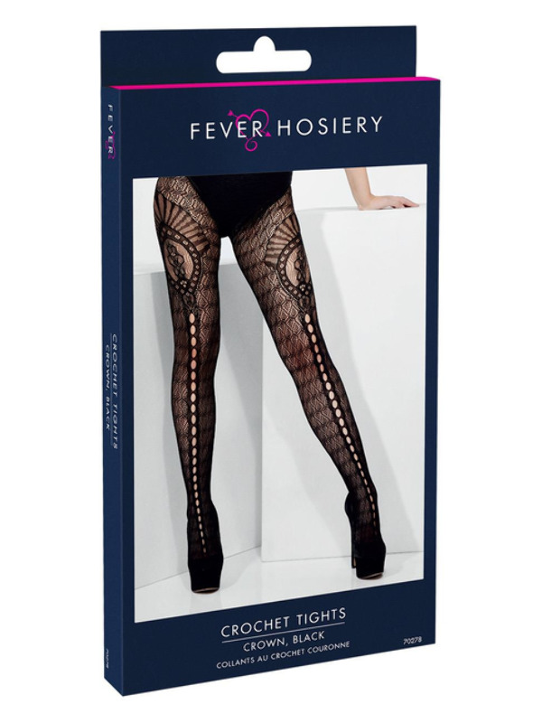 Picture of Fever Crown Crochet Tights 