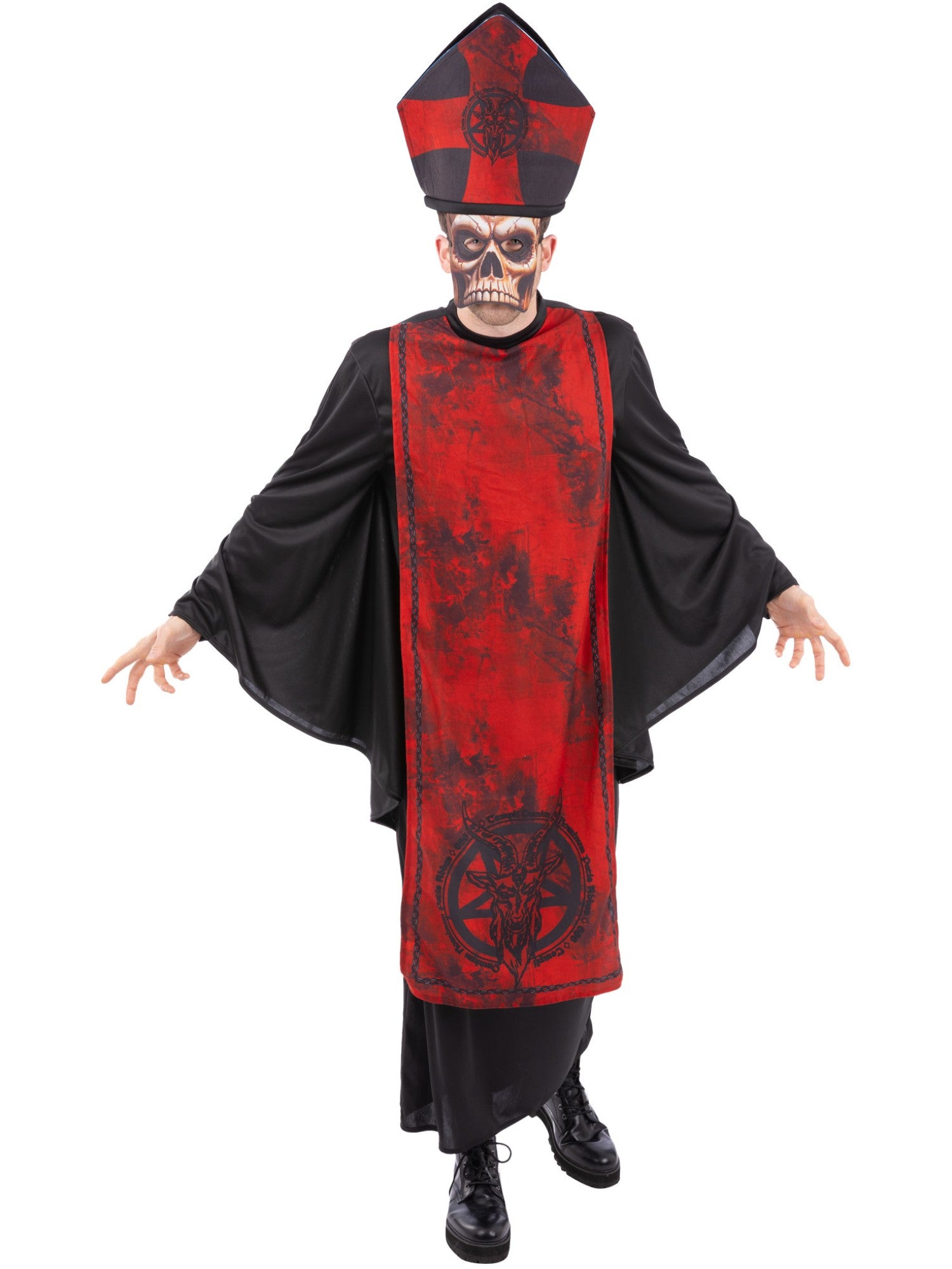 Picture of Cardinal Sin Costume Up to Chest 48",Waist 42",Leg 33.25"