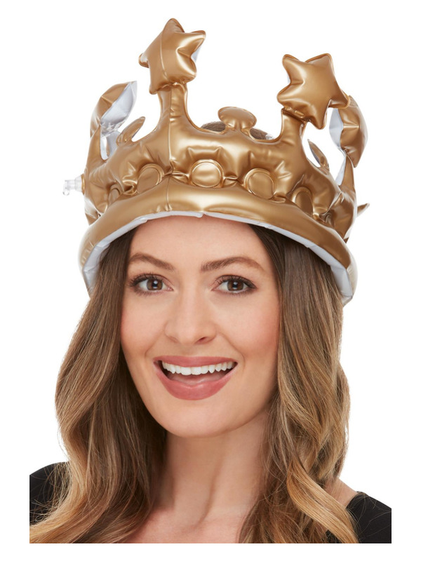Picture of Inflatable Crown, Gold 