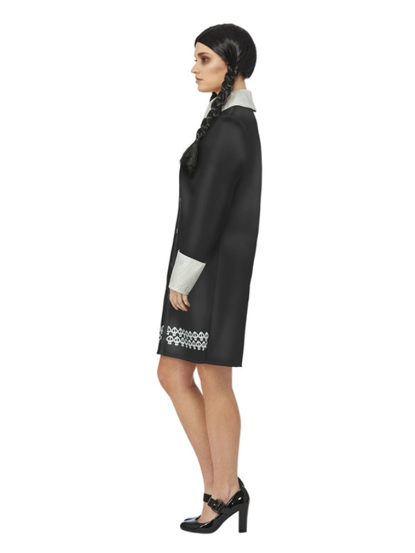 Picture of Addams Family Wednesday Costume Bust40-42",Waist 32-34",Hip 42.5-44.5",Leg 33"
