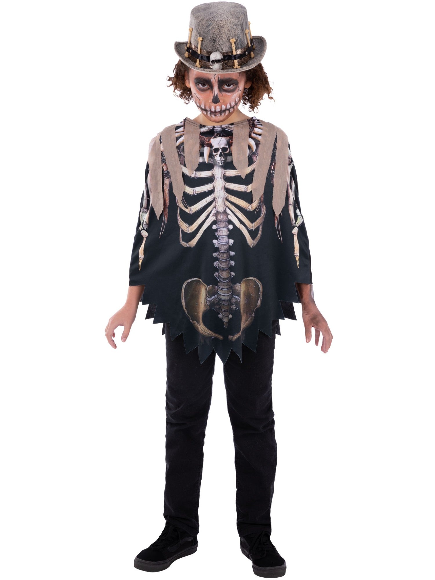 Picture of Voodoo Witch Doctor Poncho, Kids