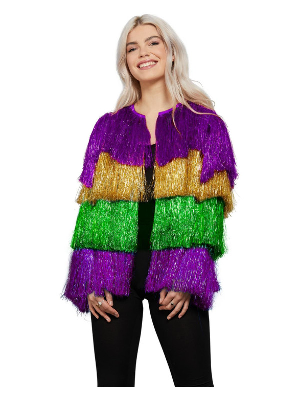 Picture of Fever Tinsel Mardi Gras Jacket Bust up to 38.5" / Waist up to 30.5" / Hip up to 4