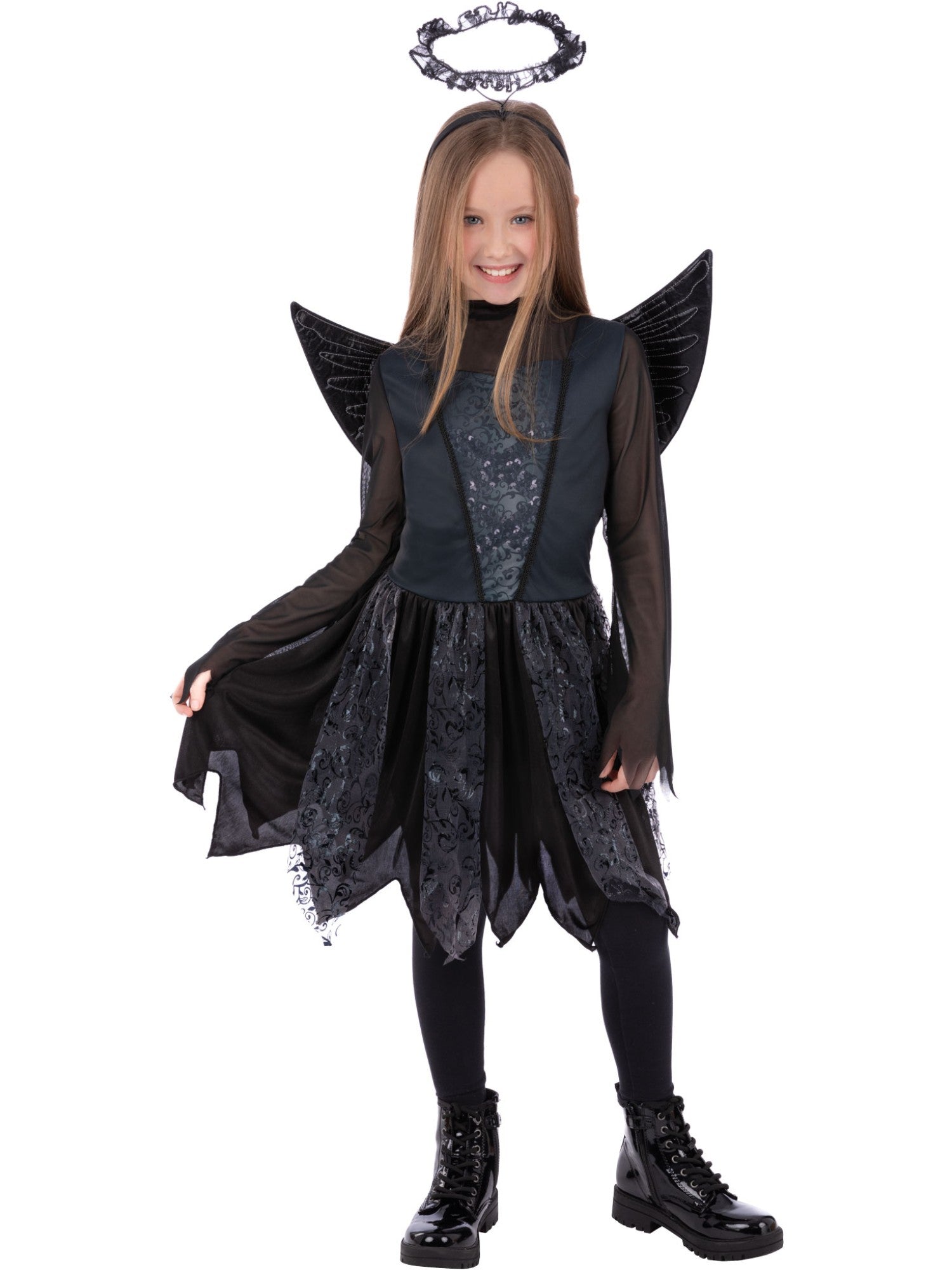 Picture of Dark Angel Costume, Girls Age 12+,Waist 27.5",Chest 33.5",Height 60-64"