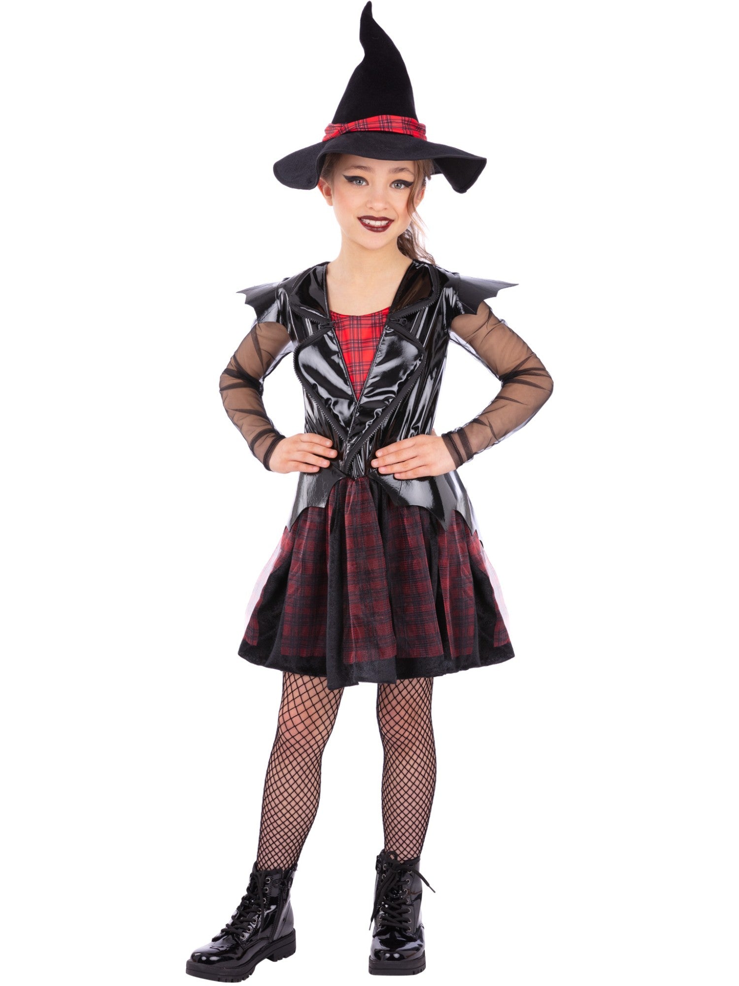 Picture of Punk Witch Costume Age 7-9,W23.5-24.5",C27-28.5",H52-57"