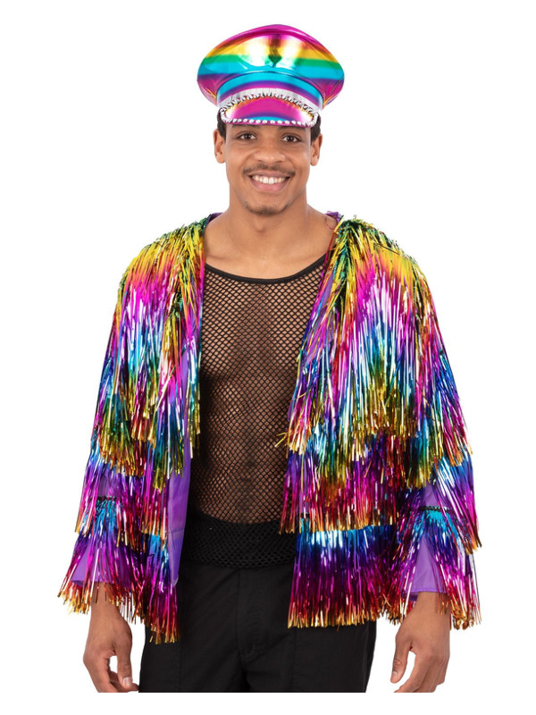 Picture of Fever Tinsel Festival Jacket, Rainbow Dreams  Up to Bust 46",Waist 38", Hip 49",Leg 33.75"